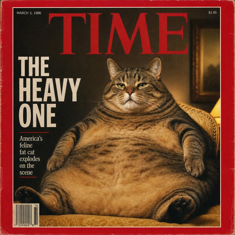 Ate on the cover of TIME — The Heavy One
